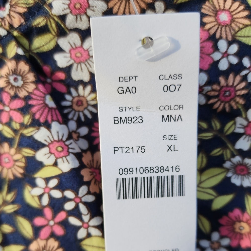 NWT J. Crew Smocked Puff-Sleeve Poplin Cotton Top In Meadow Floral XL - Picture 3 of 16